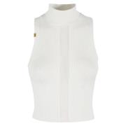 Stijlvolle Gebreide Top Elisabetta Franchi , White , Dames