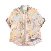 Relaxed Tallow Shirt Zimmermann , Multicolor , Dames