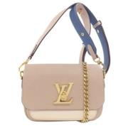 Pre-owned Leather louis-vuitton-bags Louis Vuitton Vintage , Gray , Da...