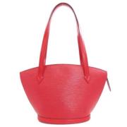 Pre-owned Leather louis-vuitton-bags Louis Vuitton Vintage , Red , Dam...