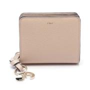 Pre-owned Leather wallets Chloé Pre-owned , Pink , Dames