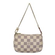 Pre-owned Canvas louis-vuitton-bags Louis Vuitton Vintage , White , Da...