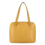 Pre-owned Leather louis-vuitton-bags Louis Vuitton Vintage , Yellow , ...