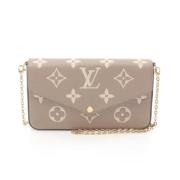 Pre-owned Leather louis-vuitton-bags Louis Vuitton Vintage , Beige , D...