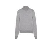 Turtleneck Trui Saint Laurent , Gray , Dames