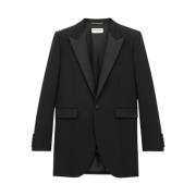 Elegante Blazer voor Stijlvolle Look Saint Laurent , Black , Dames