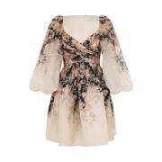 Elegante Bloemenjurk Zimmermann , Multicolor , Dames