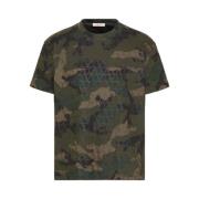 Casual T-shirt in H24-stijl Valentino , Green , Heren