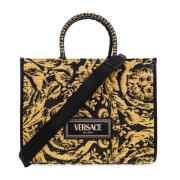 Tas Athena Medium Versace , Black , Dames