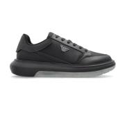 Sneakers met logo Emporio Armani , Black , Heren