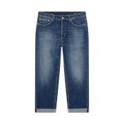 Losse Denim Stretch Jeans Dondup , Blue , Dames