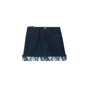 Elegante Rok in Trendy Stijl Burberry , Blue , Dames