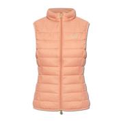 Gewatteerd vest met capuchon Emporio Armani EA7 , Pink , Dames