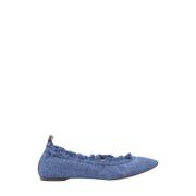 Elegante Ballerina Schoenen Lanvin , Blue , Dames