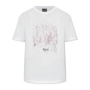 T-shirt uit de collectie Emporio Armani EA7 , White , Dames