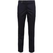 Blauwe Op Maat Gemaakte Broek Elegant Zakken Peserico , Blue , Dames