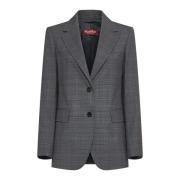 David Blazer Grijs Prins van Wales Max Mara Studio , Gray , Dames