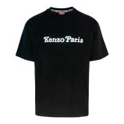 Zwarte Jersey T-shirts en Polos Kenzo , Black , Heren