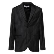 Grijze Gestreepte Getailleerde Blazer Jas JW Anderson , Gray , Heren