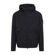 Blauwe Winterjassen Stone Island , Blue , Heren