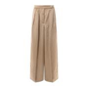 Dameskleding Broek Beige Aw23 Dries Van Noten , Beige , Dames