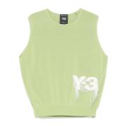 Gebreid Vest Y-3 , Green , Heren