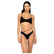 EthnicStyle Bikini Top en Slip Set 4Giveness , Black , Dames