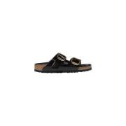 Leren Damessandalen Collectie Birkenstock , Black , Dames