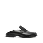 Zwarte Tabi Loafer Mule Schoenen Maison Margiela , Black , Heren