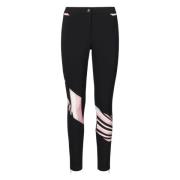 Zwarte Slim Fit Broek met Ritsen Emilio Pucci , Black , Dames