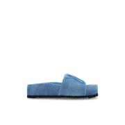 Platform Slides Vic Matié , Blue , Dames