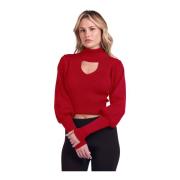 Dolcevita Sweater Fw25 Miinto Collectie 4Giveness , Red , Dames