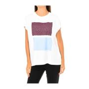 T-shirt met korte mouwen en geribbelde afwerking Calvin Klein Jeans , ...