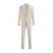 Corduroy Pak met Blazer en Broek Lardini , White , Heren