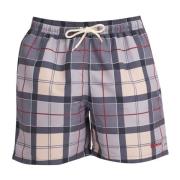 Tartan Swin Clic Zwemshorts Barbour , Purple , Heren