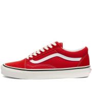 Rode Canvas Lage Sneakers Vans , Red , Heren