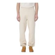 Logo Patch Track Pants Burberry , Beige , Heren