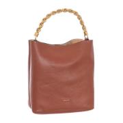 Stijlvolle leren emmer tas Guess , Brown , Dames