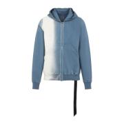 Gimp Zip Hoodie Rick Owens , Blue , Heren