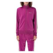 Paarse Gebreide Trackjacket Aw24 Palm Angels , Purple , Heren