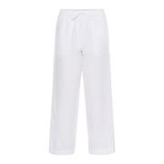 Heldere Witte Straight-Leg Broek Part Two , White , Dames