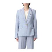 Klassieke Wollen Blazer Hugo Boss , Blue , Dames