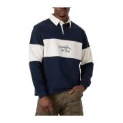 Colorblock Rugby Polo Shirt Tommy Jeans , Blue , Heren