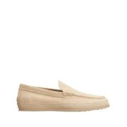 Platte schoenen van fluweel suede Tod's , Beige , Heren