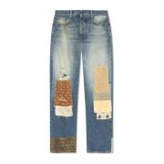 Jeans met vintage-effect Amiri , Blue , Heren