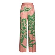 Roze Bloemenbroek Etro , Multicolor , Dames