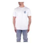 T-Shirts Woolrich , White , Heren