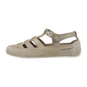 Suede sandals Rock T-Bar Candice Cooper , Gray , Dames