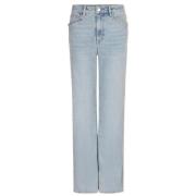 Studded Wide Leg Jeans Dante 6 , Blue , Dames