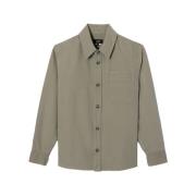 Geborduurde Basile Overshirt A.p.c. , Green , Heren